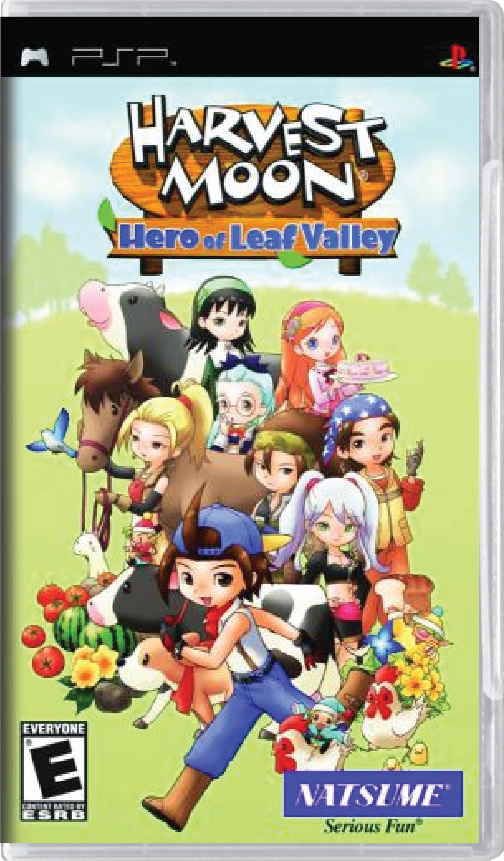 Harvest Moon Hero of Leaf Valley Cover Art