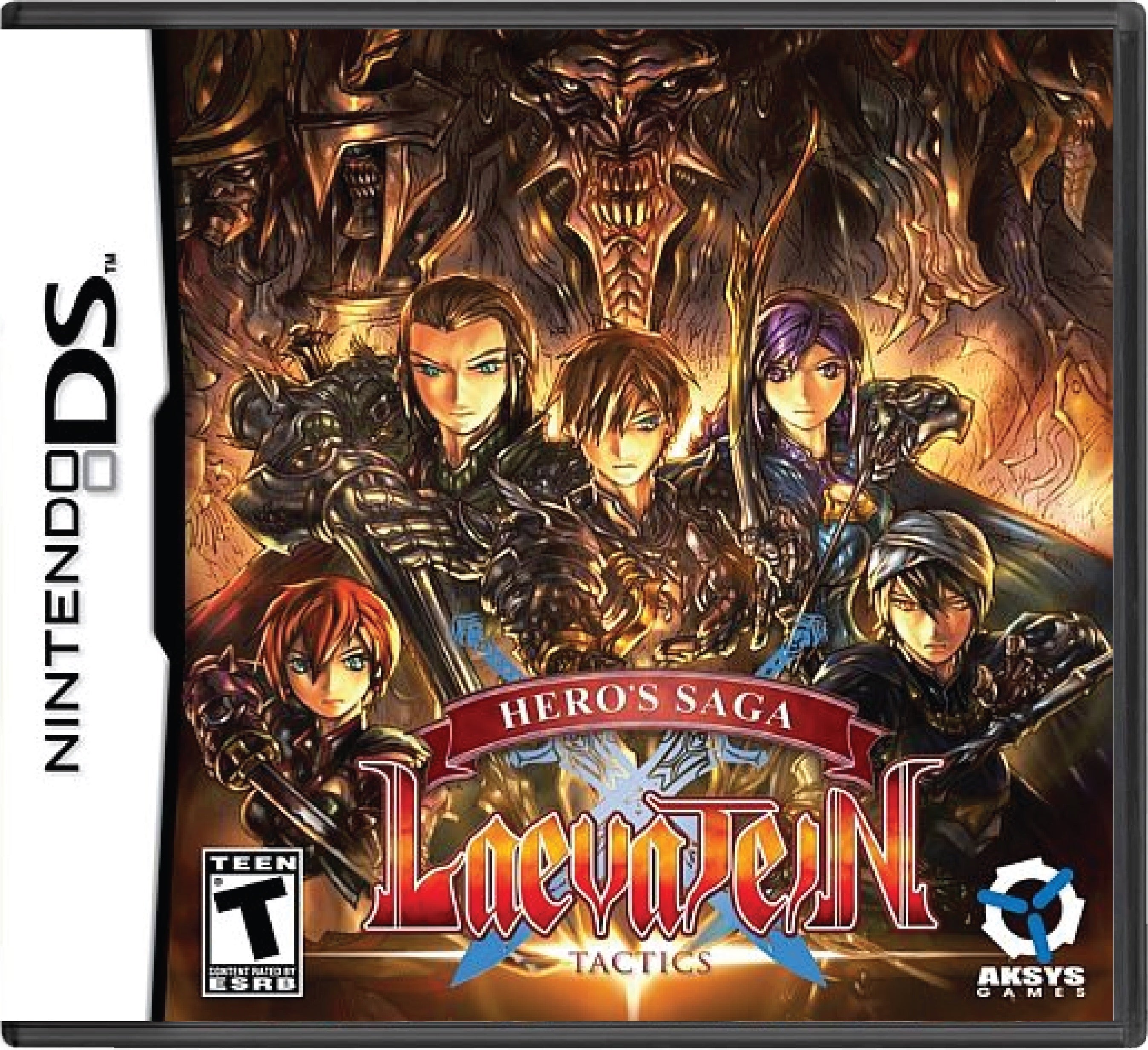 Hero's Saga Laevatein Tactics Cover Art