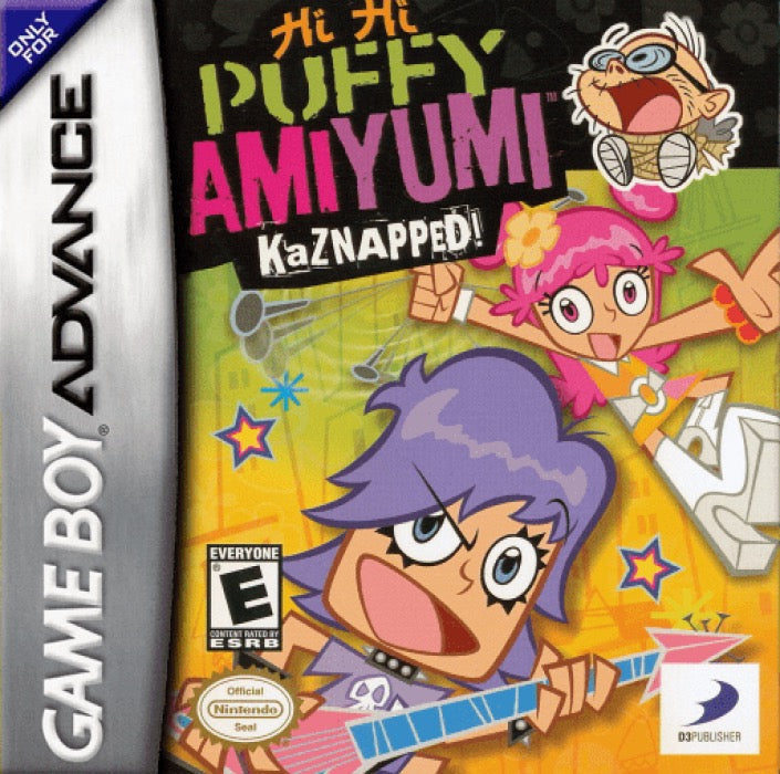 Hi Hi Puffy AmiYumi Kaznapped Cover Art