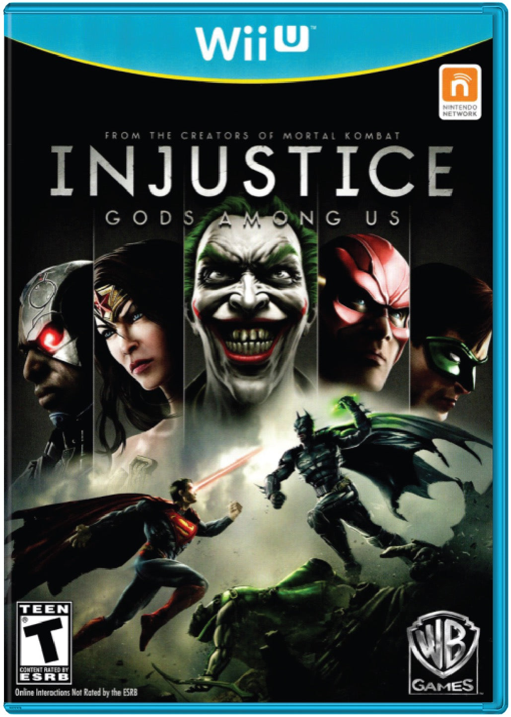 Injustice Gods Among Us Cover Art and Product Photo