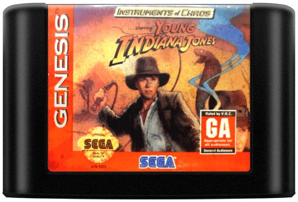 Instruments of Chaos Starring Young Indiana Jones Cartridge
