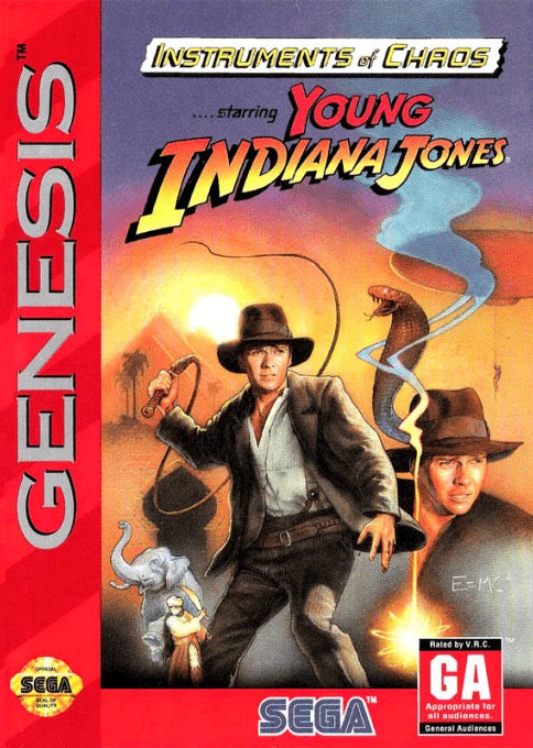 Instruments of Chaos Starring Young Indiana Jones Cover Art