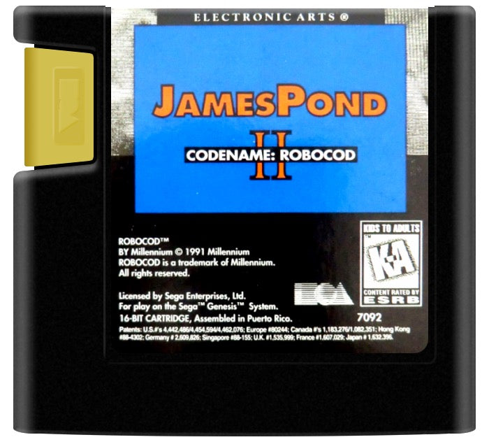 James Pond 2 Codename Robocod Cartridge