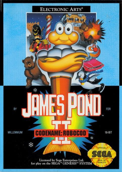 James Pond 2 Codename Robocod Cover Art