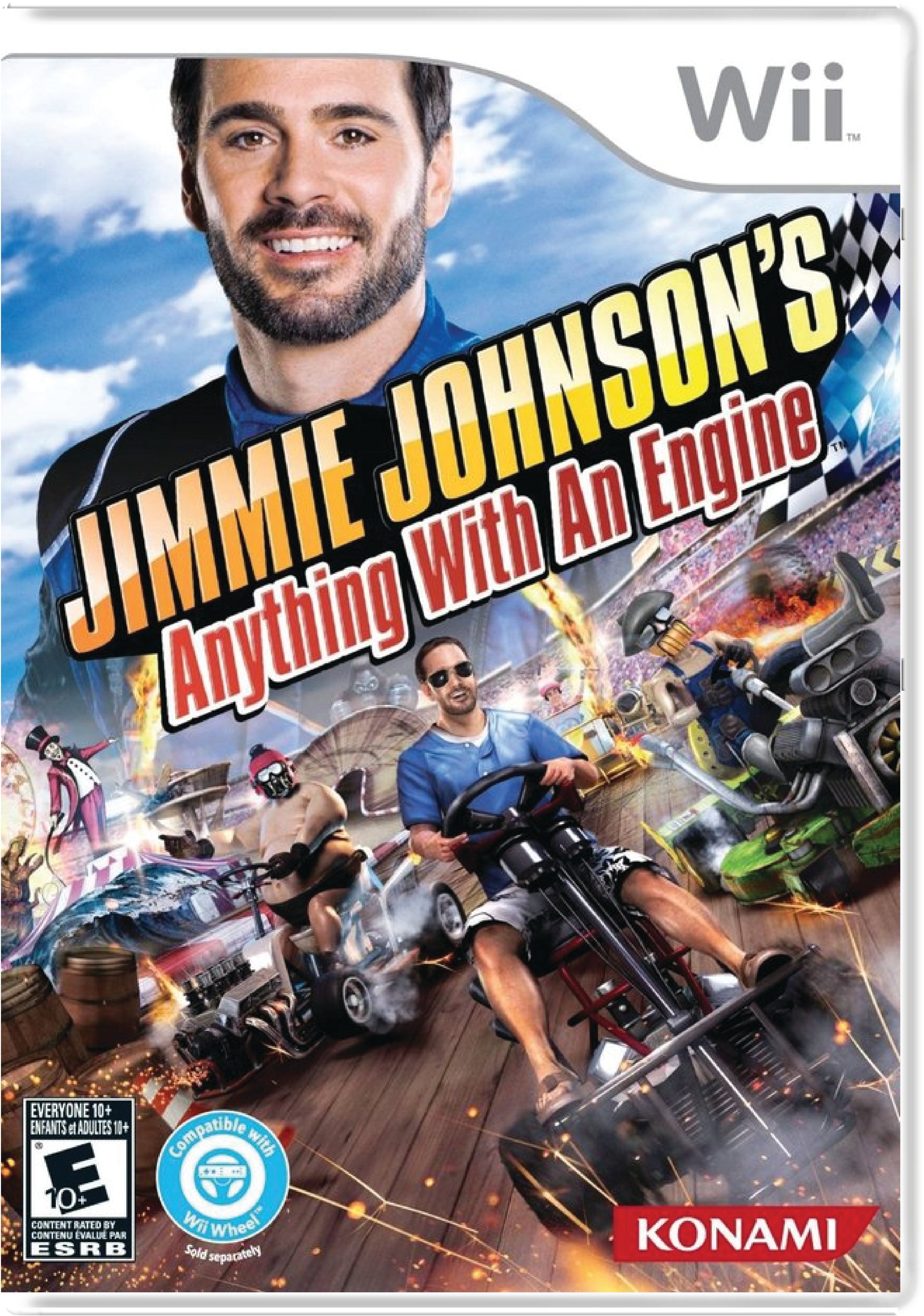 Jimmie Johnson's Anything with an Engine Cover Art