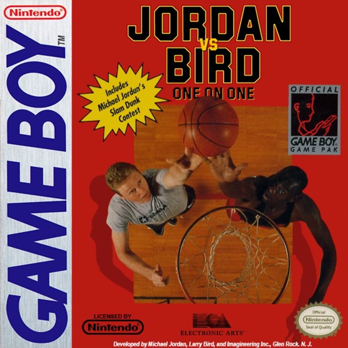 Jordan vs Bird One on One Cover Art