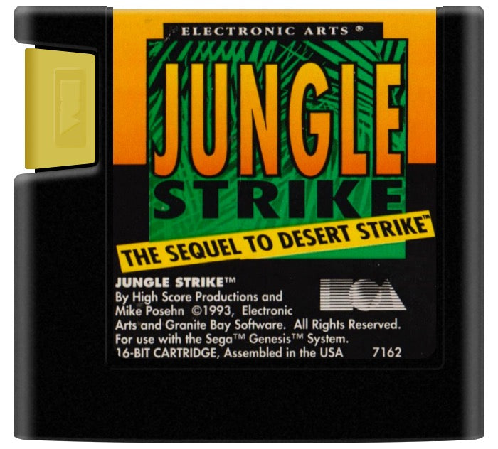 Jungle Strike Cartridge