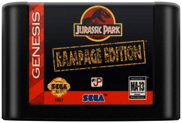 Jurassic Park Rampage Edition Cartridge
