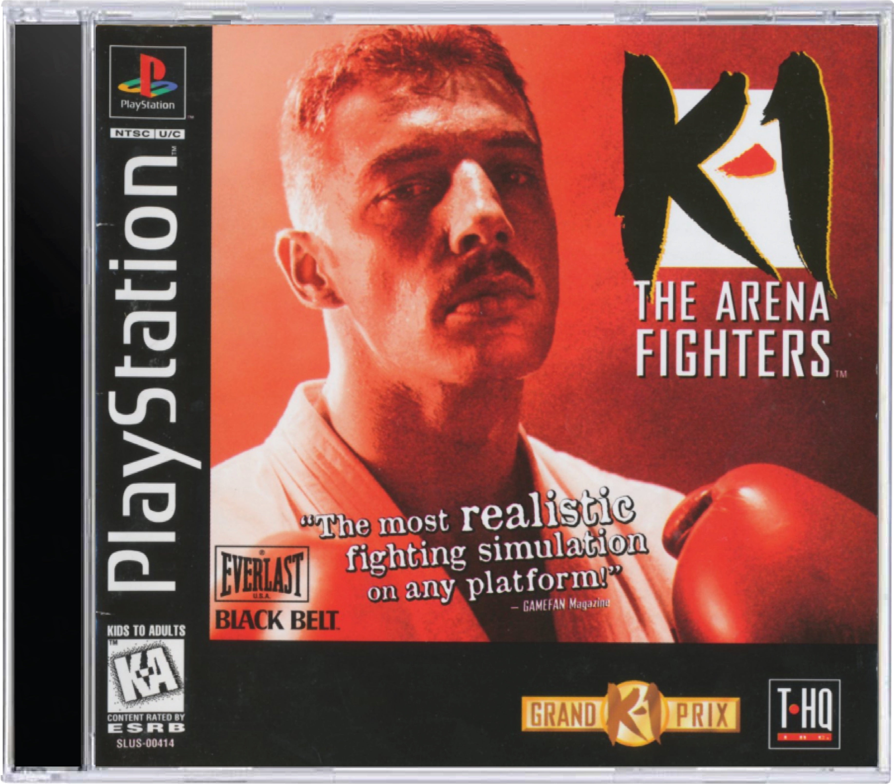 K-1 the Arena Fighters Cover Art and Product Photo