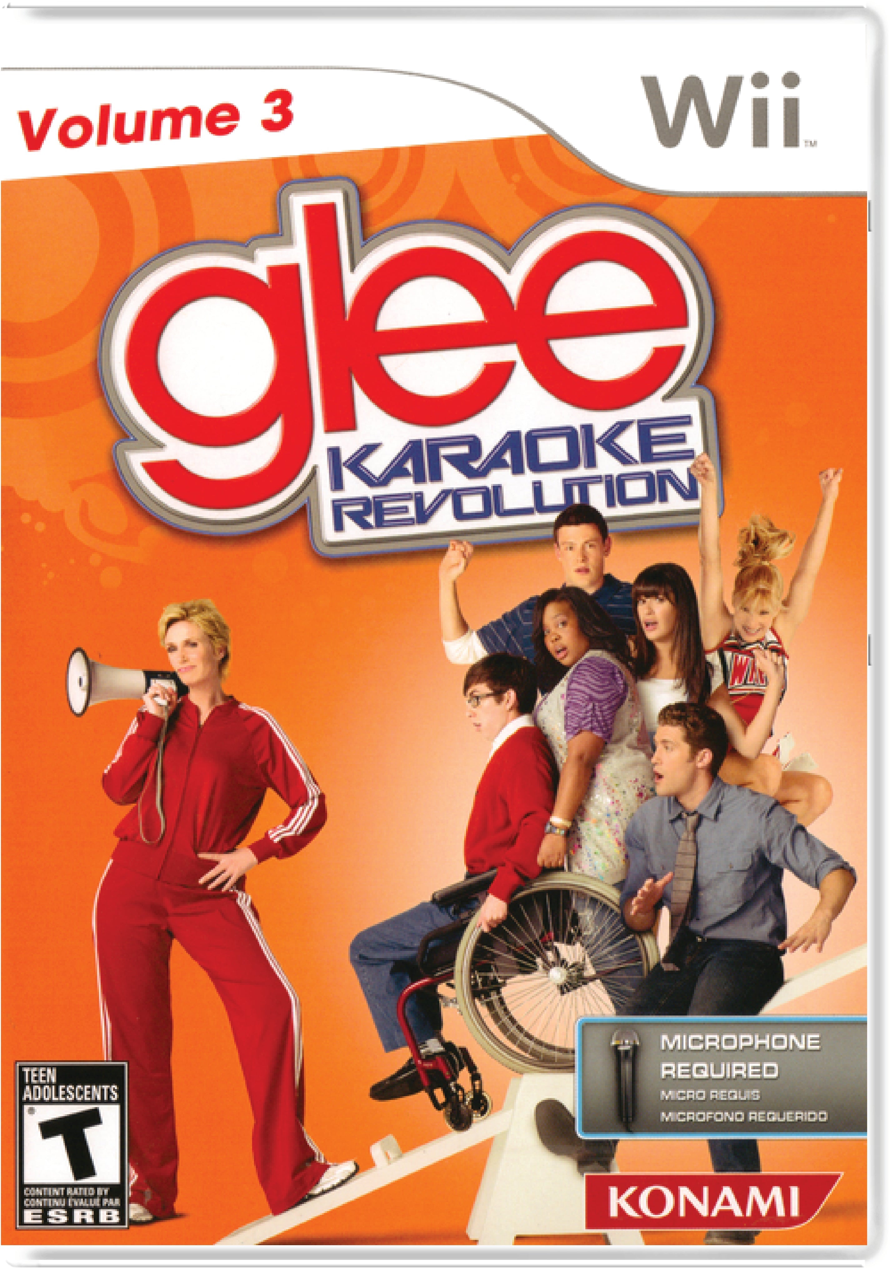 Karaoke Revolution Glee Vol 3 Cover Art
