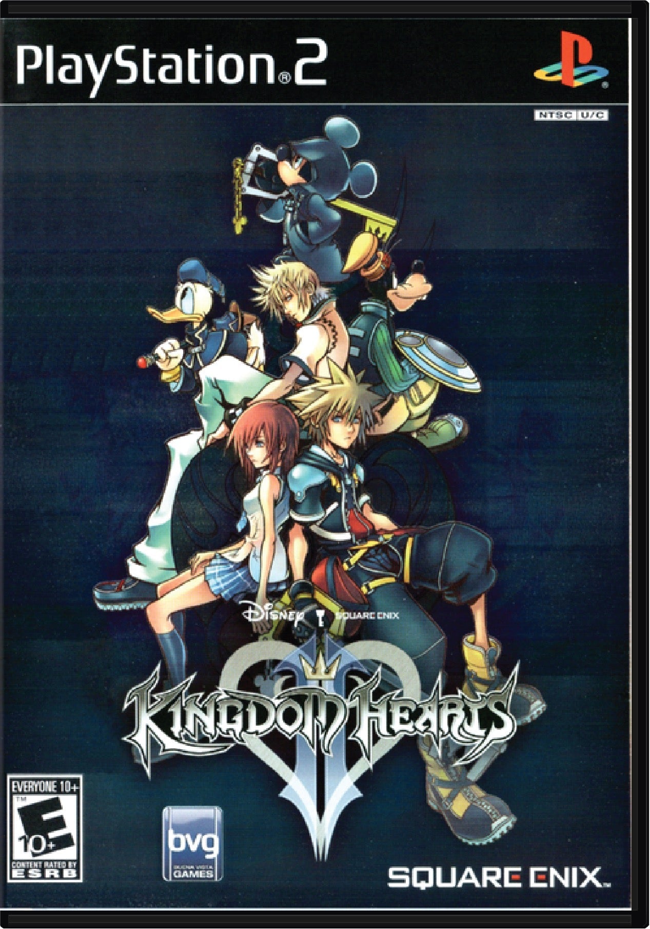 Kingdom Hearts 2 Cover Art and Product Photo