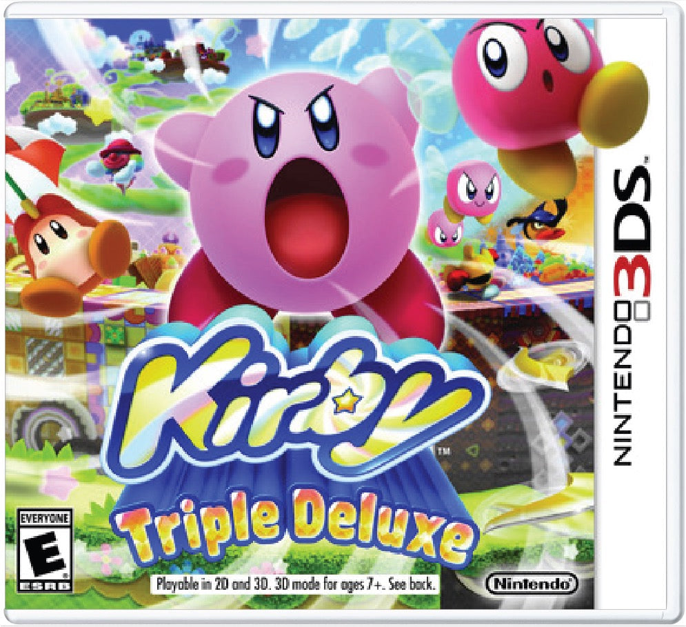 Kirby Triple Deluxe Cover Art