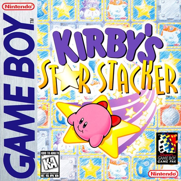 Kirby's Star Stacker Cover Art