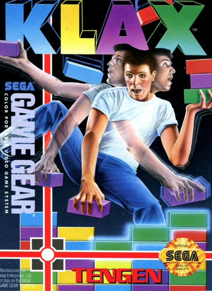 Jeu Klax Pour Sega Game Gear - Version PAL Complète (boîte, Notice) - Très Bon état