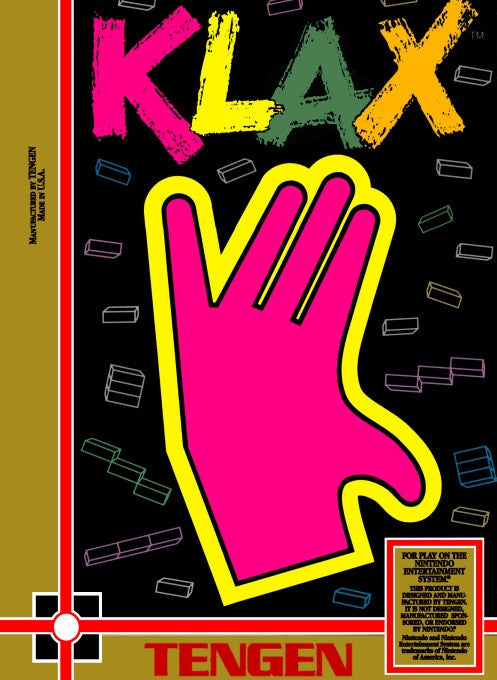 Klax Tengen Cover Art and Product Photo