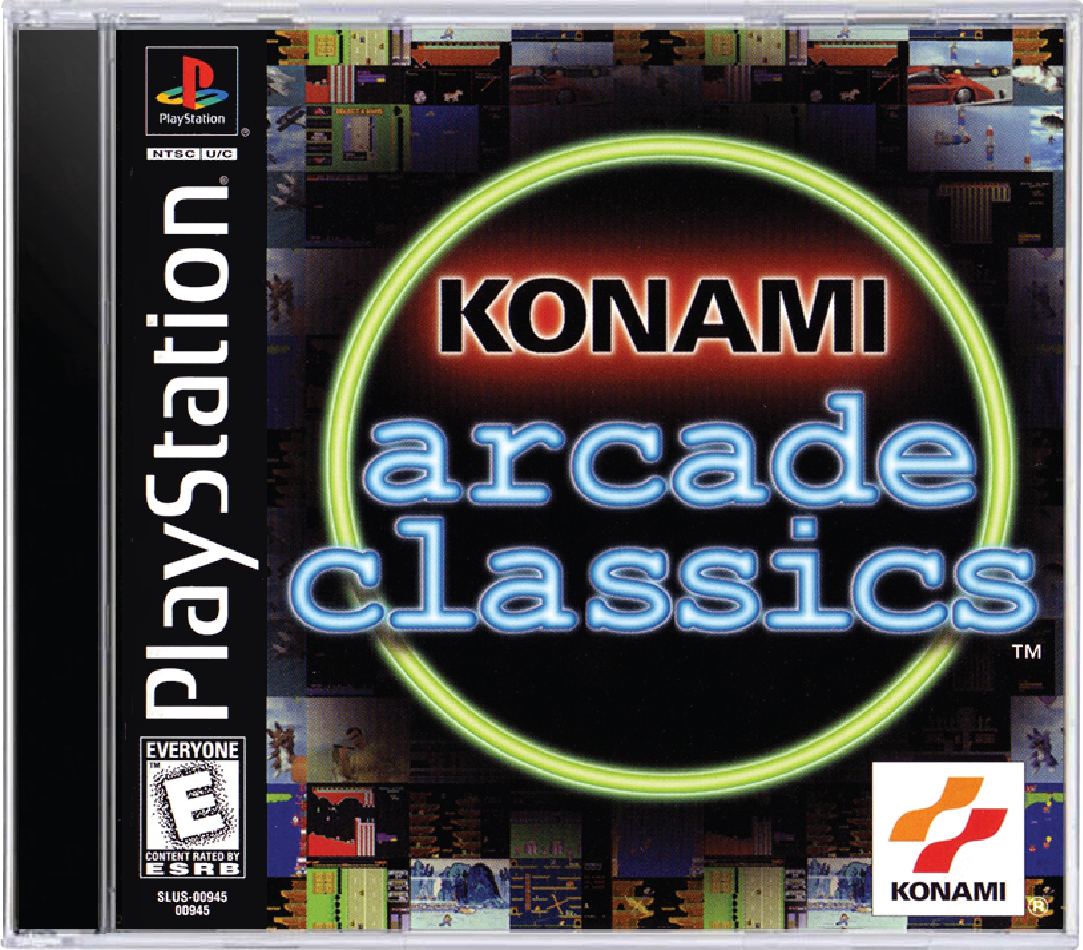 Konami Arcade Classics Cover Art and Product Photo