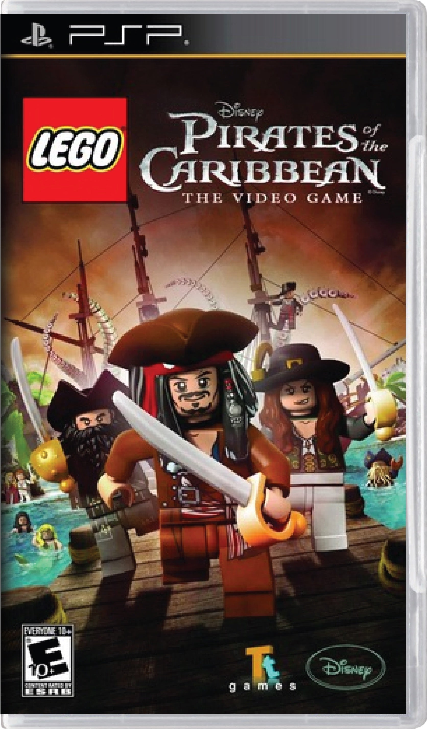 LEGO Pirates of the Caribbean The Video Game Cover Art