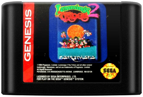 Lemmings 2 The Tribes Cartridge