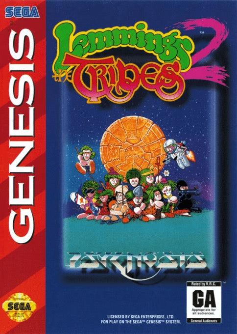 Lemmings 2 The Tribes Cover Art