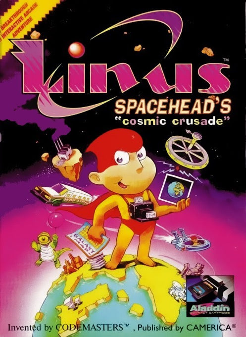 Linus Spacehead's Cosmic Crusade Cover Art and Product Photo