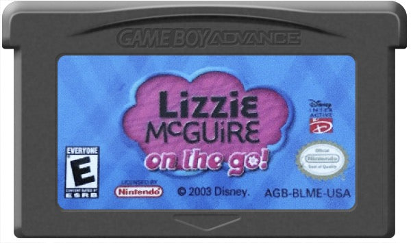 Lizzie McGuire on the Go Cartridge