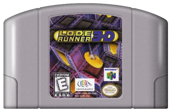 Lode Runner 3D Cover Art and Product Photo