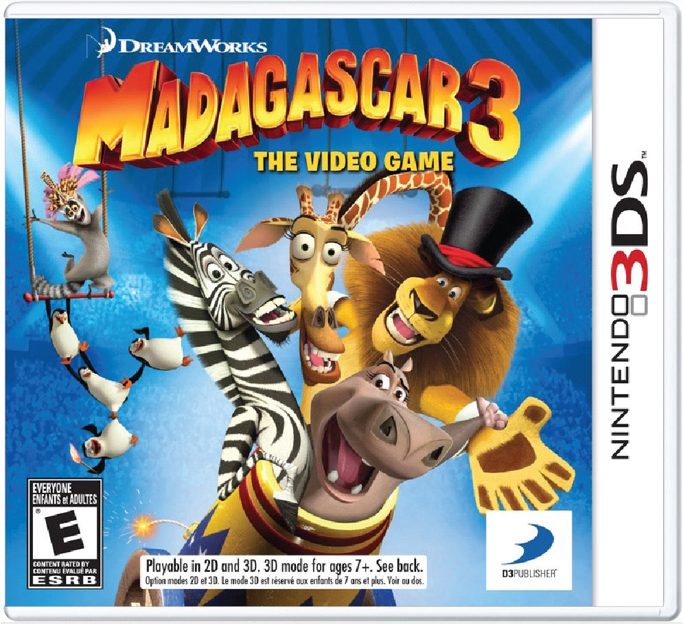 Madagascar 3 Cover Art