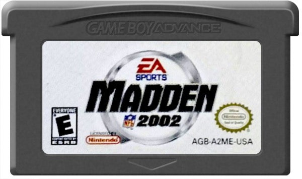 Madden NFL 2002 Cartridge