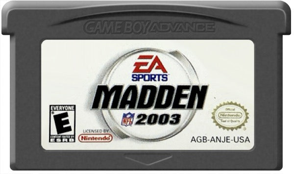 Madden NFL 2003 Cartridge