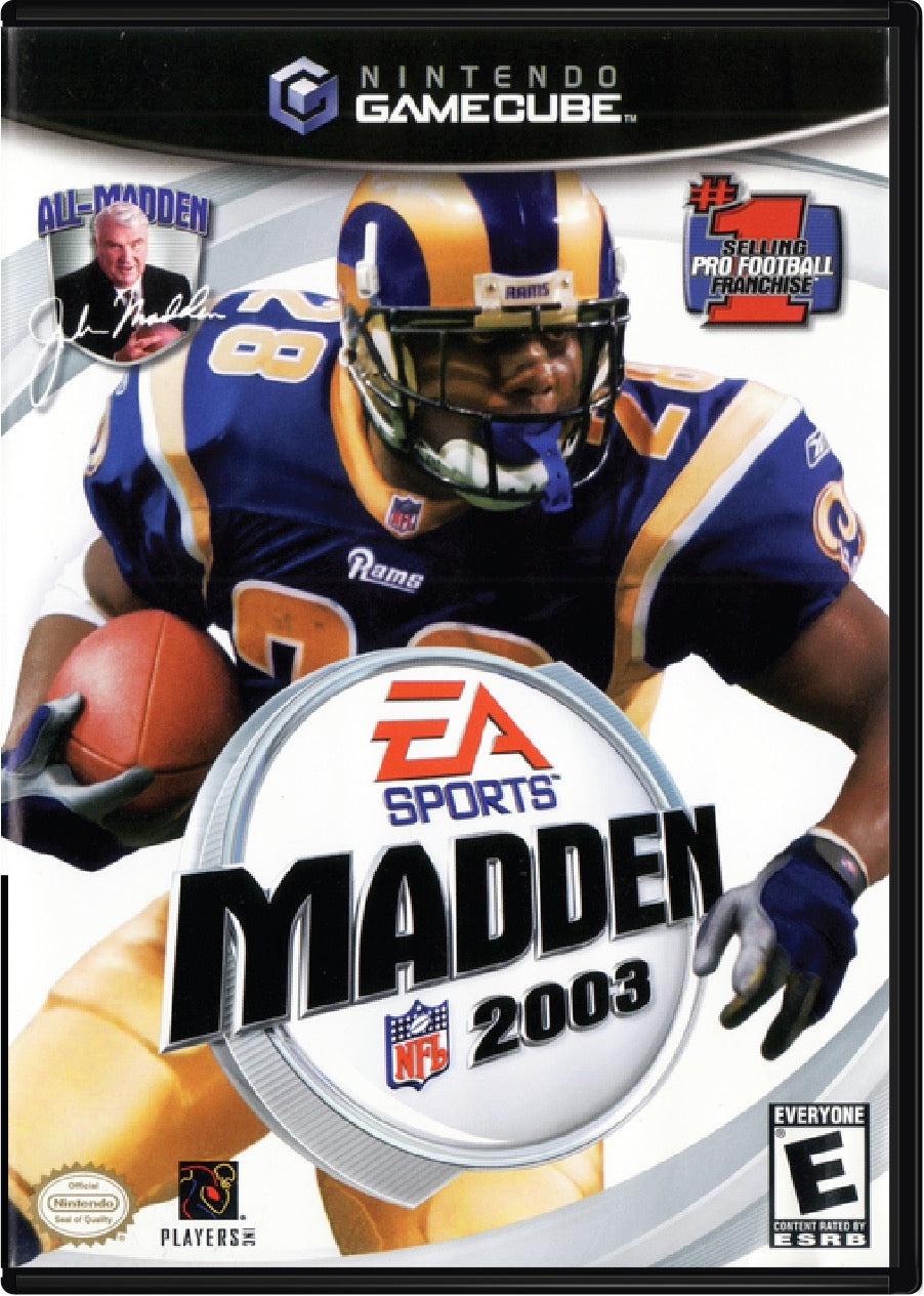 Madden NFL 2003 Cover Art and Product Photo
