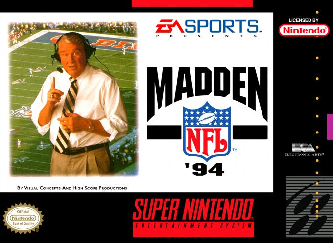Madden NFL 94 Cover Art