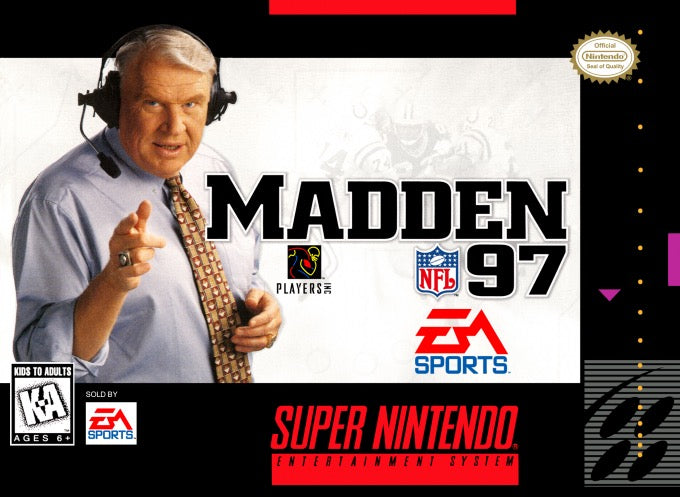 Madden NFL 97 Cover Art