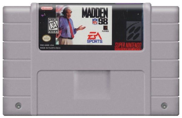 Madden NFL 98 Cartridge