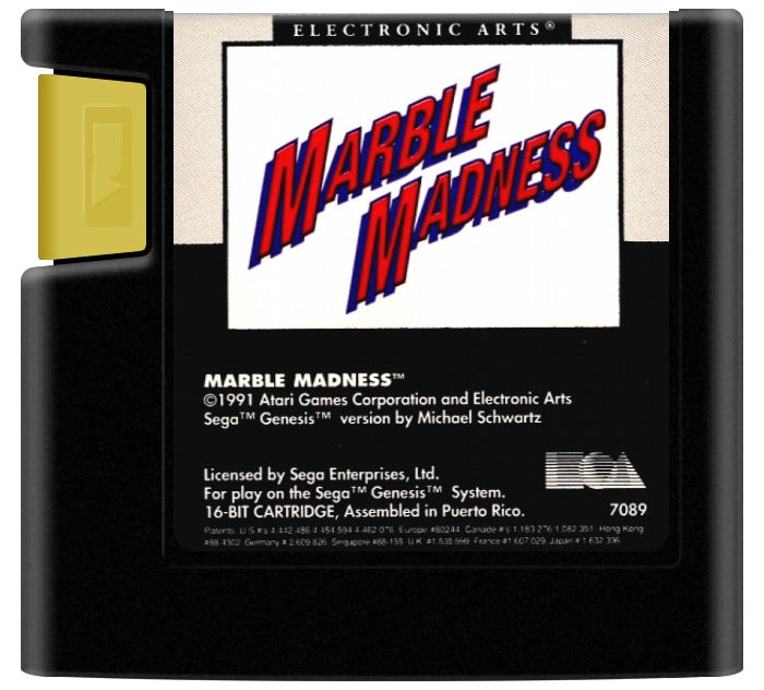 Marble Madness Cartridge