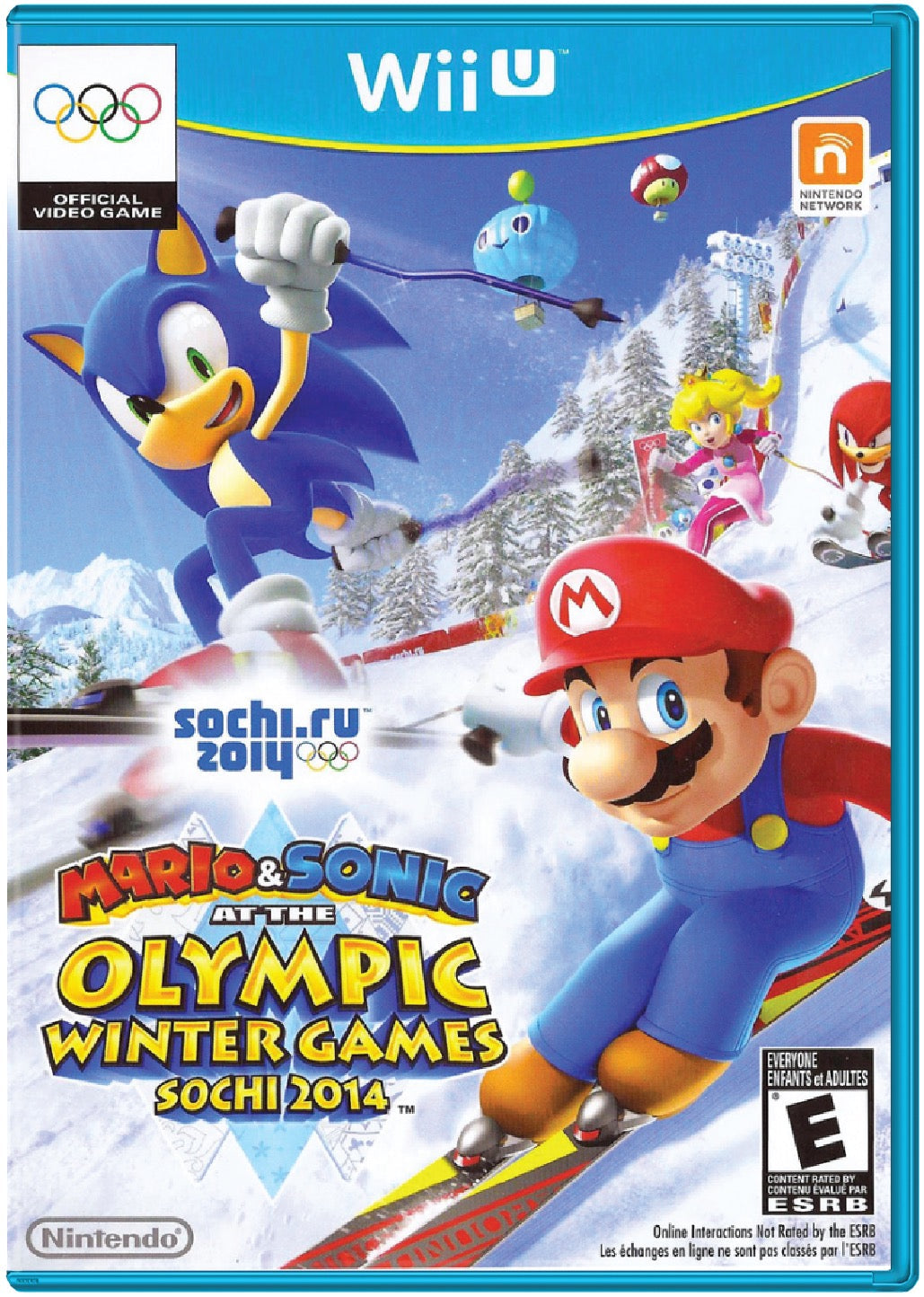 Mario & Sonic at the Sochi 2014 Olympic Games Cover Art and Product Photo