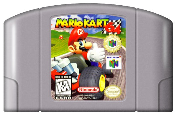 Mario Kart 64 Cover Art and Product Photo