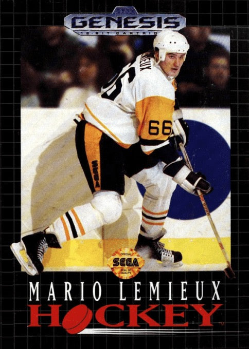 Mario Lemieux Hockey Cover Art