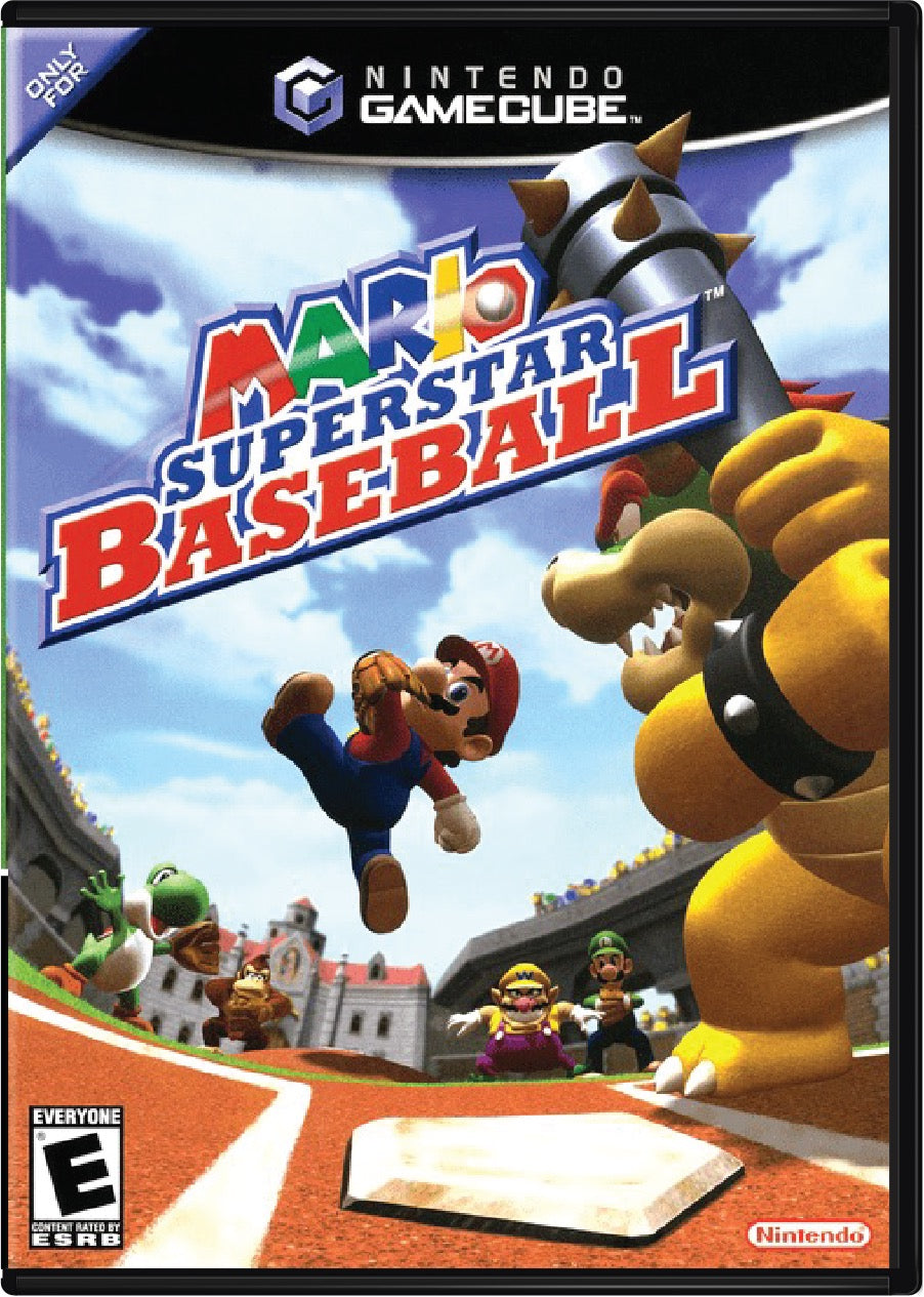 Mario Superstar Baseball Cover Art and Product Photo