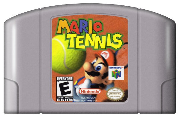 Mario Tennis Cover Art and Product Photo