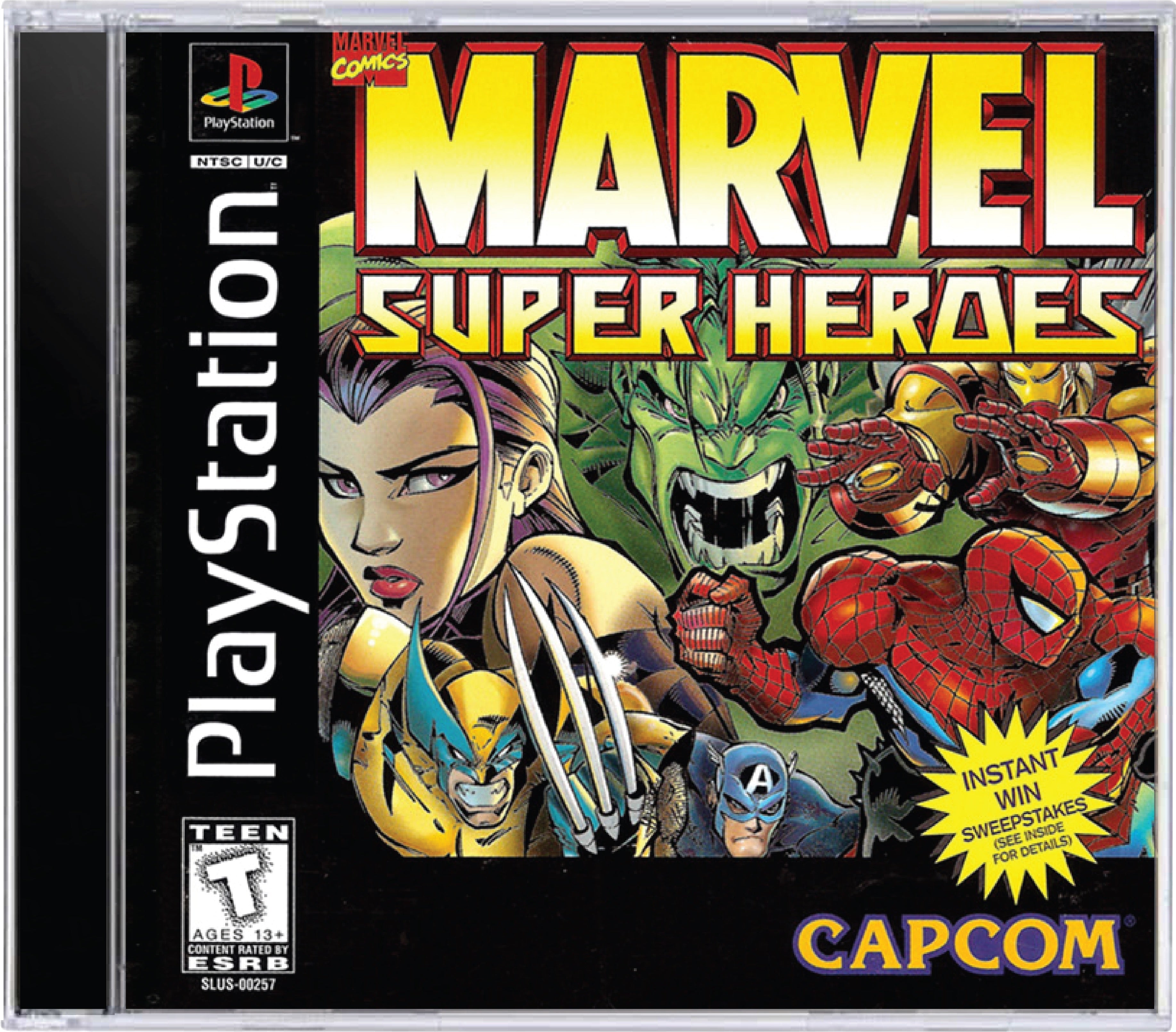 Marvel Super Heroes Cover Art and Product Photo