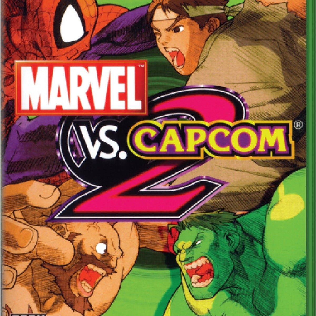 Affiche Promo Marvel Vs Capcom 2 - B2 Foil - PS2 Xbox - Capcom 2000 - Japon