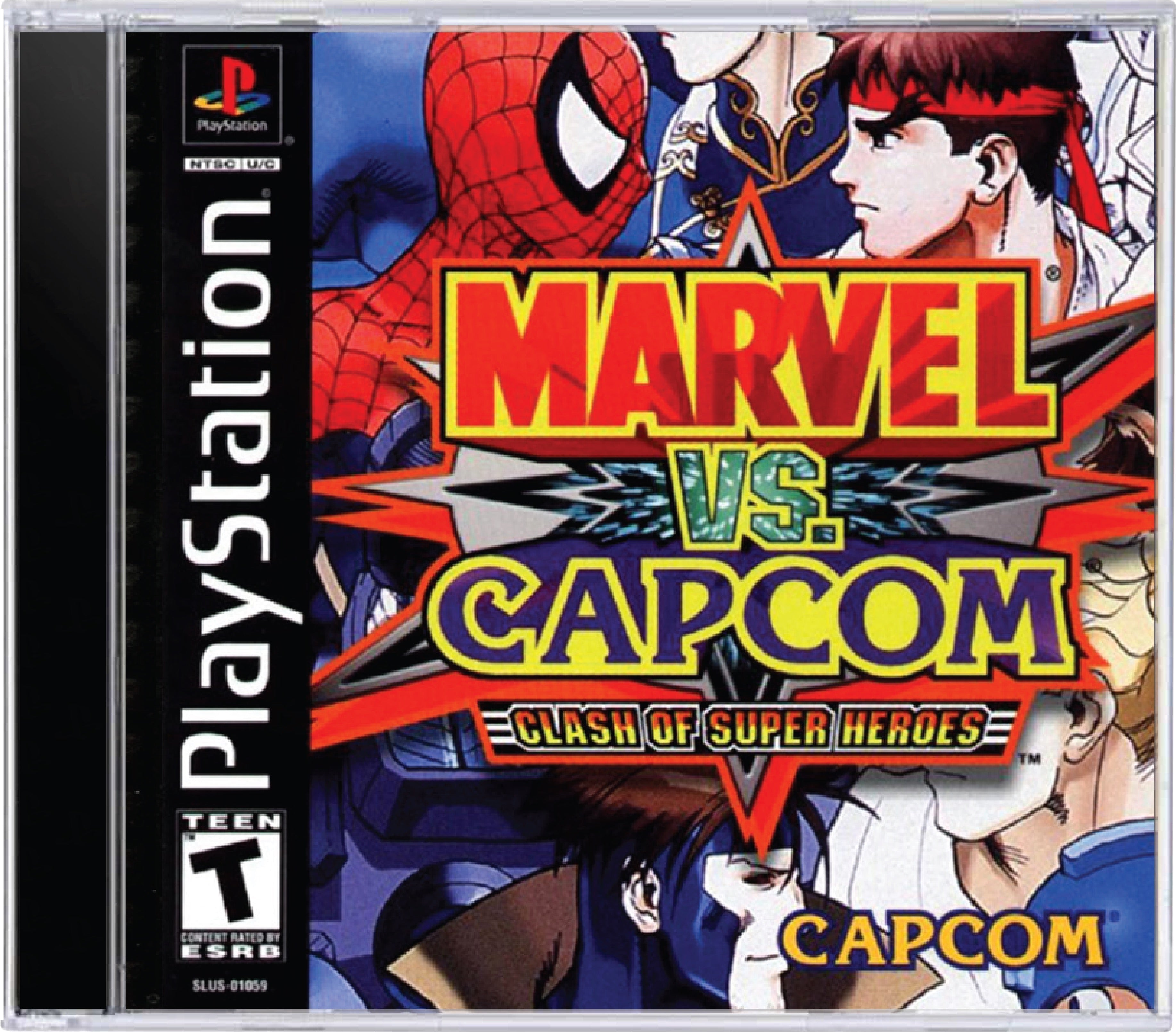 Marvel vs. Capcom Clash of Super Heroes Cover Art and Product Photo