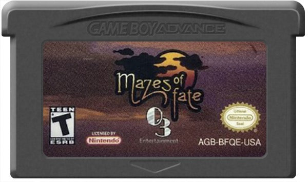 Mazes of Fate Cartridge