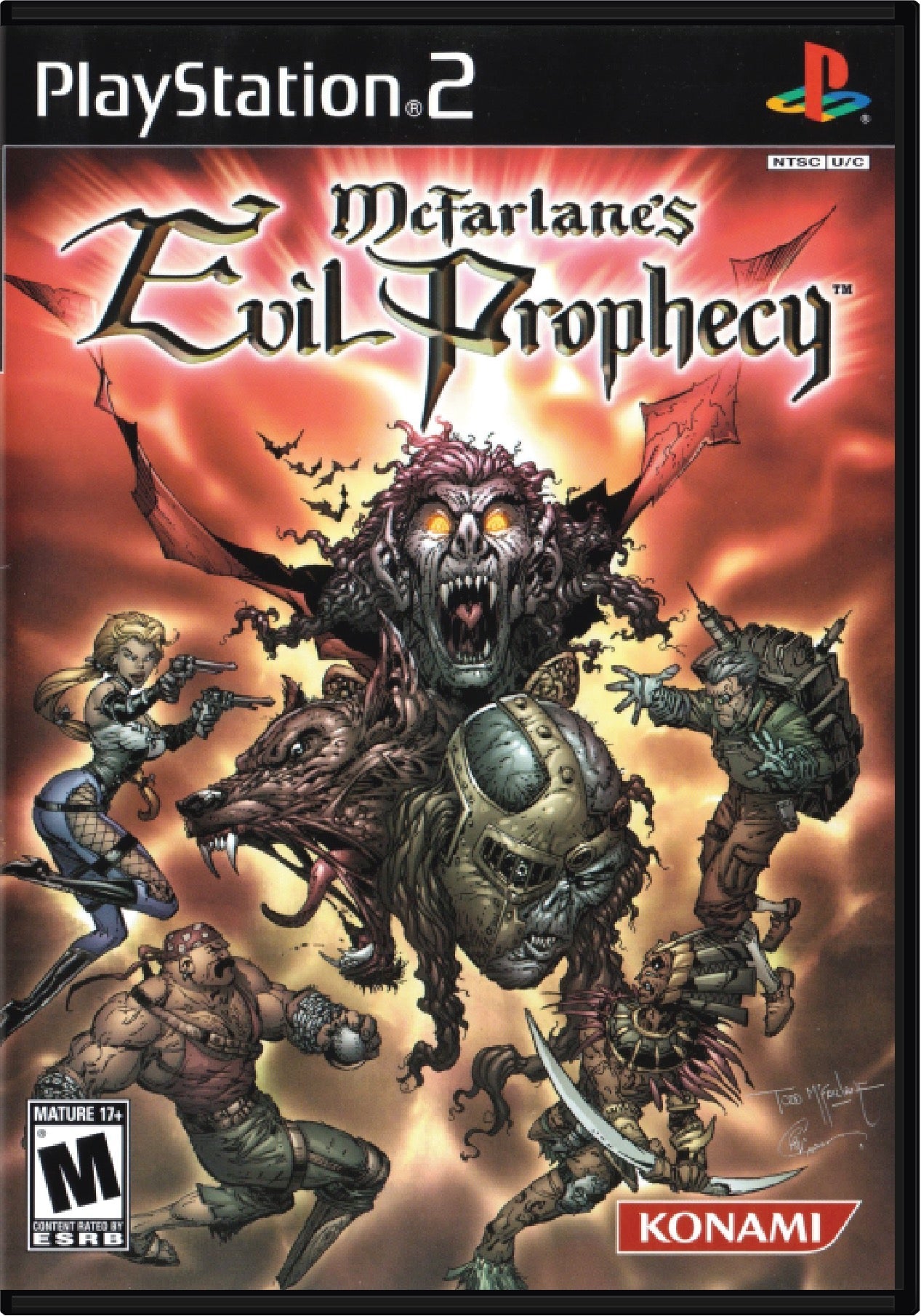 McFarlane's Evil Prophecy Cover Art and Product Photo
