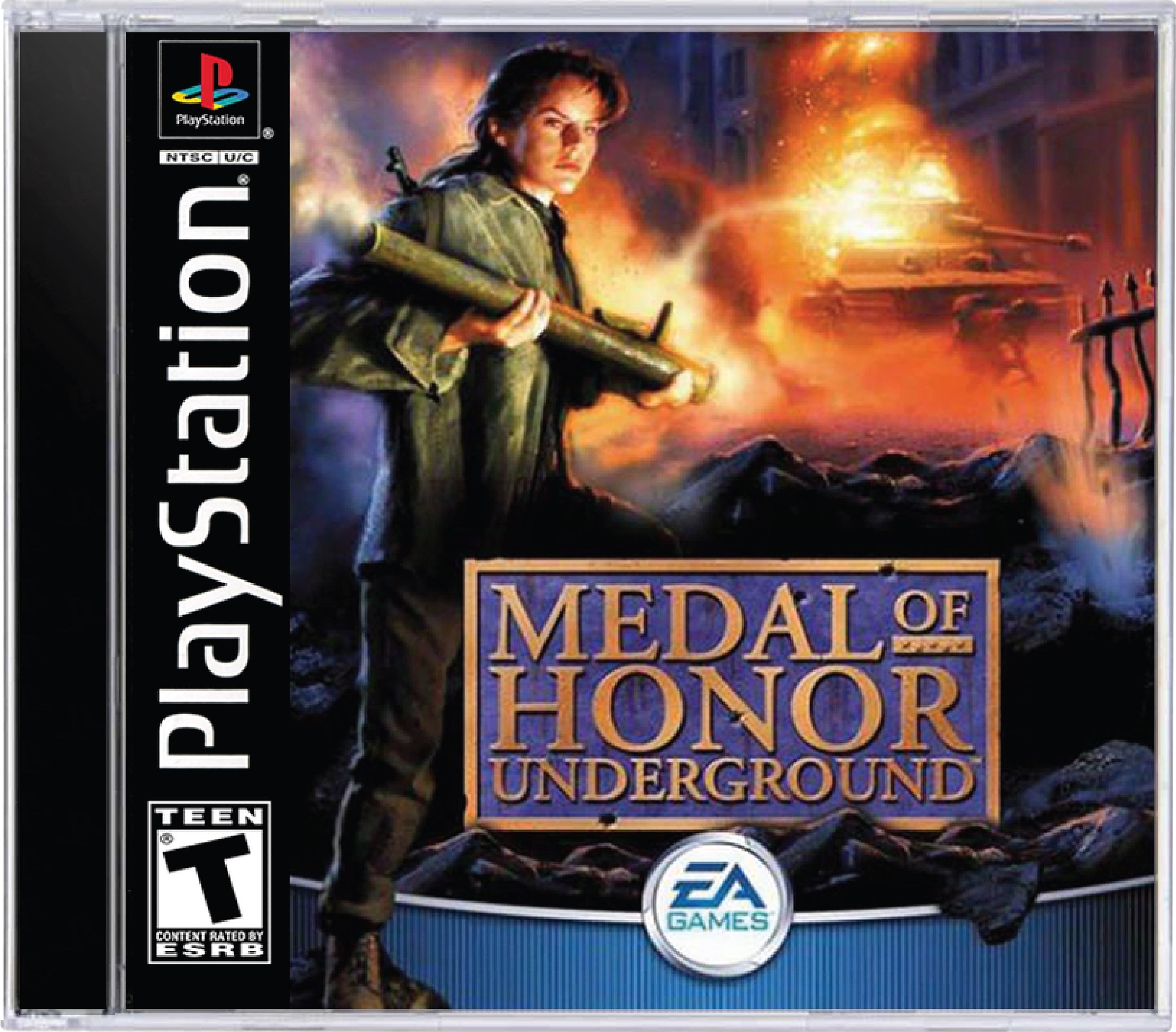 Medal Of Honor Sur PlayStation 1 (PS1) - Jeu Complet, Boîtier, Très Bon état