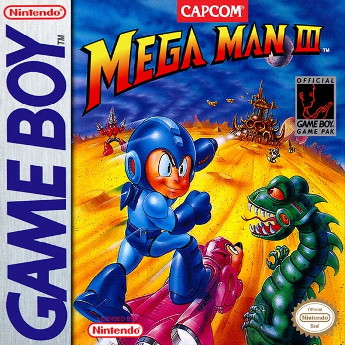 Mega Man 3 Cover Art