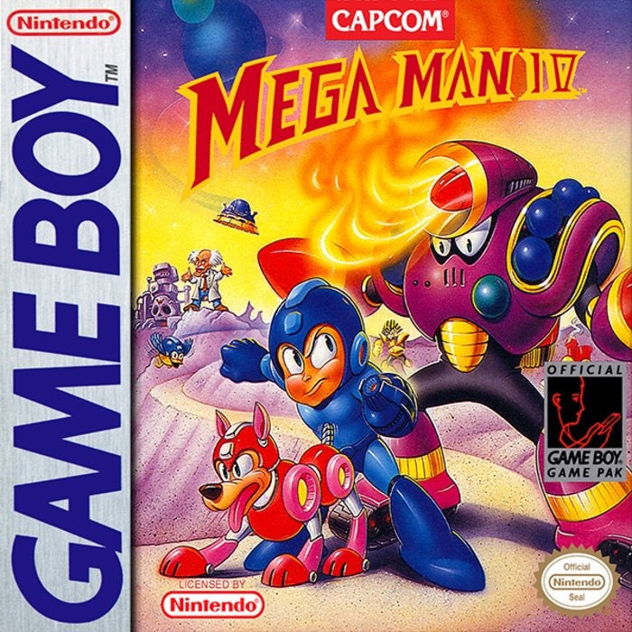 Mega Man 4 Cover Art