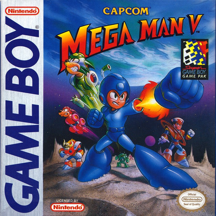 Mega Man 5 Cover Art