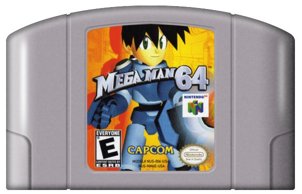 Mega Man 64 Cover Art and Product Photo
