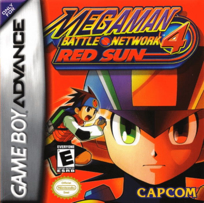 Mega Man Battle Network 4 Red Sun Cover Art